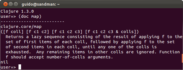 Dokumentace funkce map