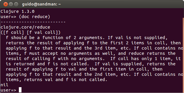 Dokumentace funkce reduce