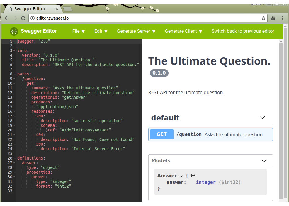 Swagger Editor